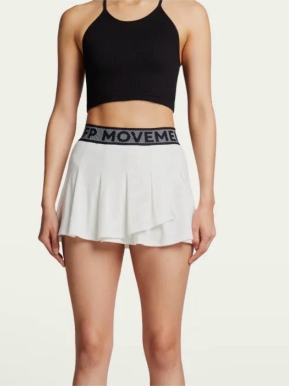 FP Movement by Free People White Pleated Tennis Skort DUO SKORT SMALL NWOT